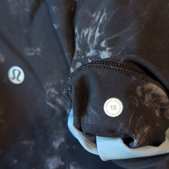 Lululemon Swift Speed 21" High-Rise Tight w/Pockets Aquila Black Multi Sz 18 - Picture 9 of 10